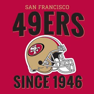 NFL San Francisco 49ers Helmet Steam Deck Handheld Gaming Computer Skin